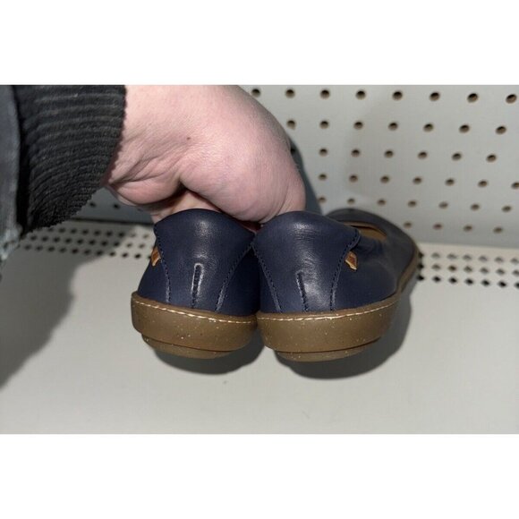 El Naturalista N5300 Womens Leather Slip On Ballet Flats Size EU 38 US 8 Blue - Picture 3 of 8